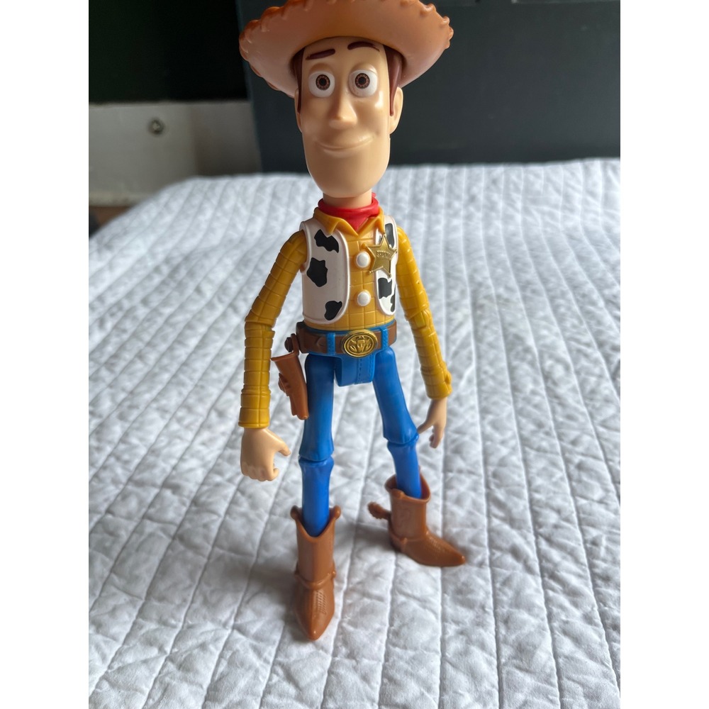 Disney Pixar Toy Story Woody Action Figure Mattel 2017 Cowboy Hat 9 Inch Toy
